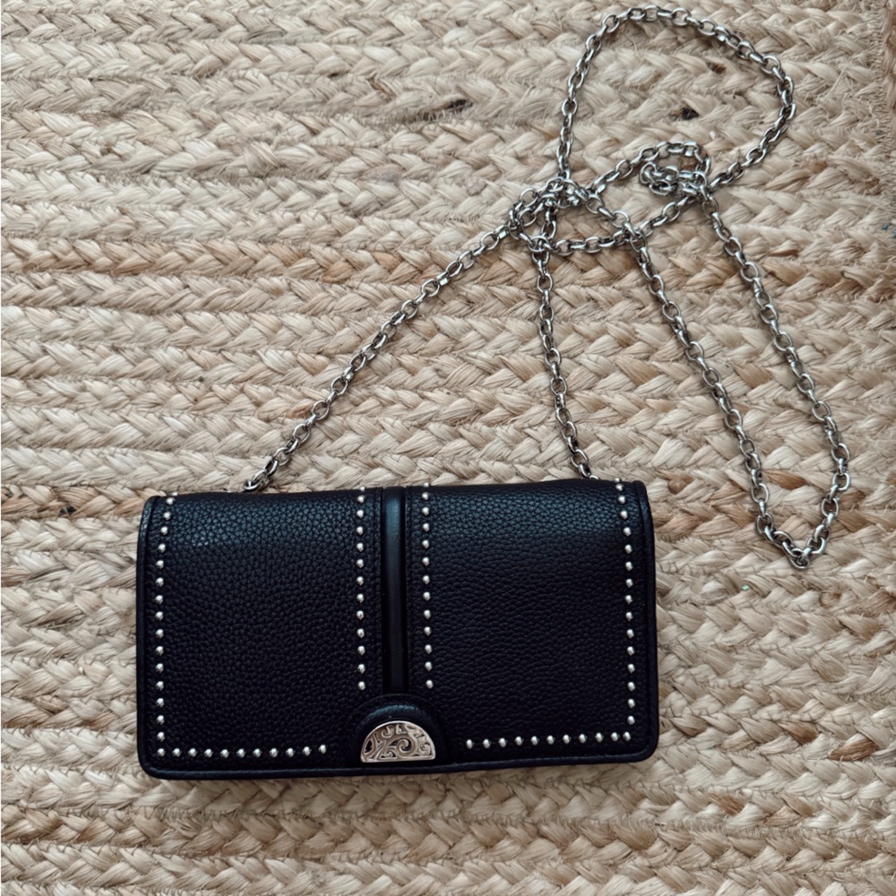 Brighton black wallet chain purse